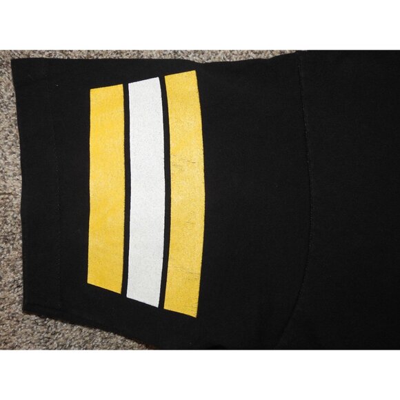 Vintage 1995 Steelers AOP Single Stitch T-Shirt Salem Sportswear Large Made USA - Picture 6 of 10